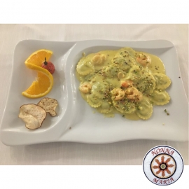 Cherubini di Gamberi e Pistacchio